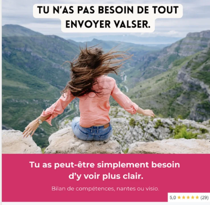 Publicité Amélie Lutz · « Tu n’as pas besoin de tout envoyer valser »