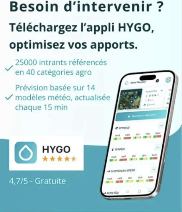 Publicité HYGO · besoin d’intervenir ? téléchargez l’appli